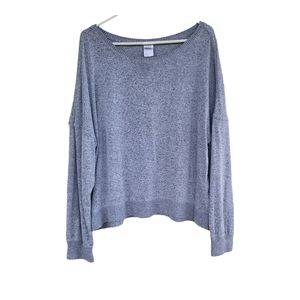 Stars Above Size XXL Women's Gray Boat Neck Sweater Long Sleeve Soft Lou…